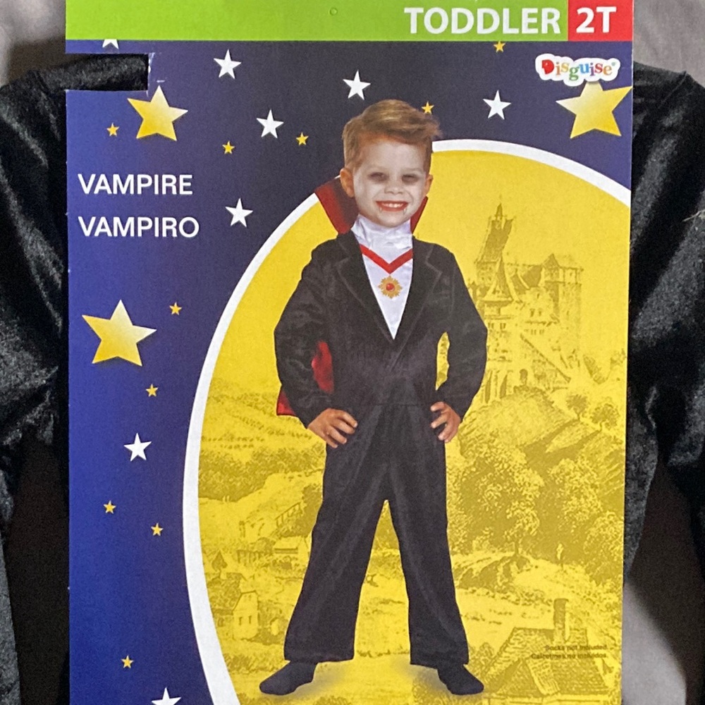 Vampire Vampiro Toddler Costume Toddler Boys 2T 3T-4T